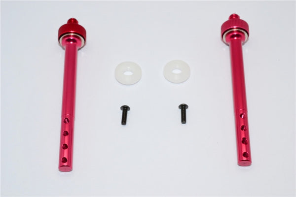 Gmade Sawback Aluminum Front Magnet Body Mount - 1 Set Red