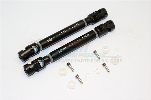 Gmade Sawback / Sawback 4LS / Komodo Steel Adjustable Main Shaft With Alloy Body - 1 Set Black