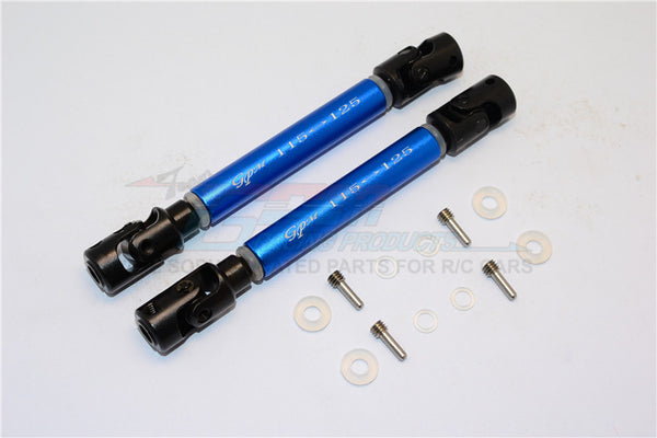 Gmade Sawback / Sawback 4LS / Komodo Steel Adjustable Main Shaft With Alloy Body - 1 Set Blue