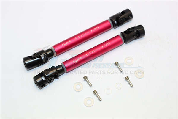 Gmade Sawback / Sawback 4LS / Komodo Steel Adjustable Main Shaft With Alloy Body - 1 Set Red