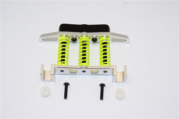 Gmade Sawback Aluminum Front Bumper Absorber - 1 Set Silver