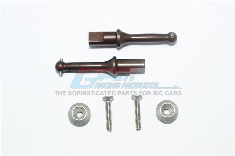 Tamiya T3-01 Dancing Rider Trike Spring Steel Rear Wheel Shaft - 1Pr Set