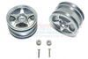 Tamiya T3-01 Dancing Rider Trike Aluminum Rear Wheel (5 Poles Design) - 1Pr Set Gray Silver