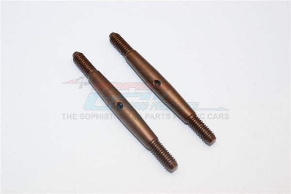 Spring Steel 4mm Clockwise And Anticlockwise Turnbuckles (Total Length 55mm - Both Side Thread 8.5mm, Body 38mm) - 1Pr