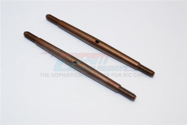 Spring Steel 4mm Clockwise And Anticlockwise Turnbuckles (Total Length 80mm - Both Side Thread 7.5mm, Body 65mm) - 1Pr