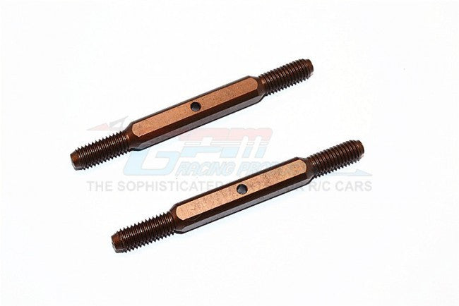 Spring Steel 6mm Clockwise And Anticlockwise Turnbuckles (Total Length 72mm - Both Side Thread 15mm) - 1Pr