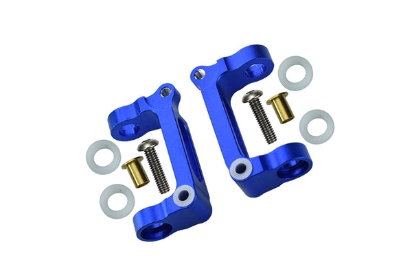 Tamiya TA01 Aluminum Bearing C-Hub With 5X8 Bushing - 1Pr Set Blue