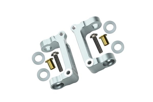 Tamiya TA01 Aluminum Bearing C-Hub With 5X8 Bushing - 1Pr Set Silver