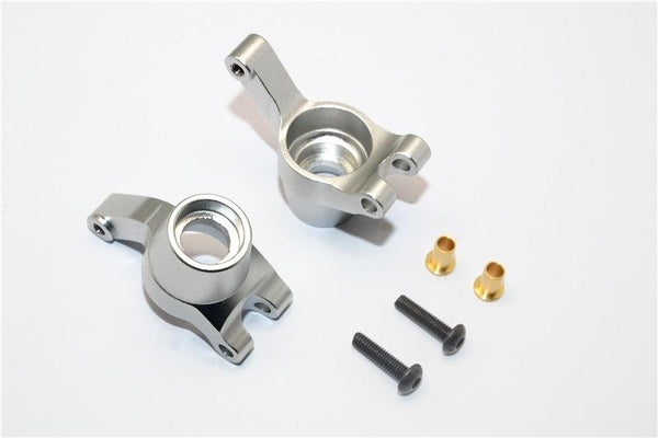 Tamiya TA01 Aluminum Rear Knuckle Arm Set - 1Pr Gray Silver