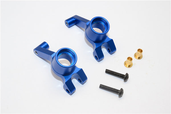 Tamiya TA02 Aluminum Rear Knuckle Arm - 1Pr Blue