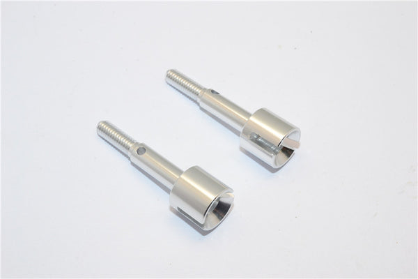 Tamiya TA02 Aluminum Front/Rear Wheel Shaft - Silver