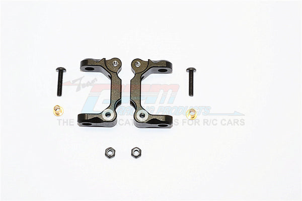 Tamiya TA02T Aluminum Front C-Hub - 1Pr Set Black