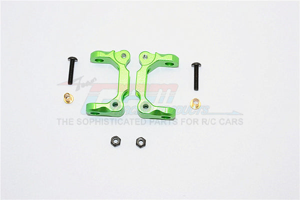 Tamiya TA02T Aluminum Front C-Hub - 1Pr Set Green