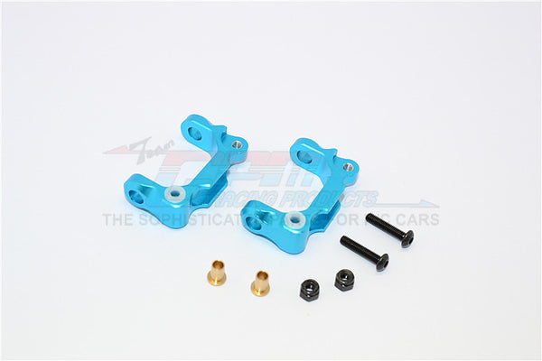 Tamiya TA02T Aluminum Front C-Hub - 1Pr Set Sky Blue