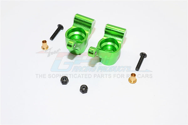 Tamiya TA02T Aluminum Rear Knuckle Arm - 1Pr Set Green
