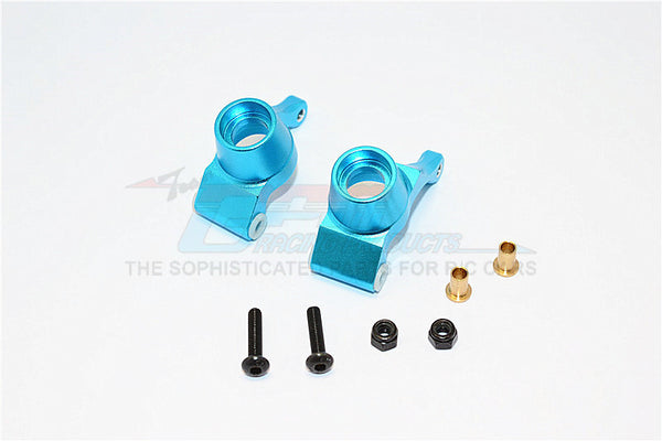 Tamiya TA02T Aluminum Rear Knuckle Arm - 1Pr Set Sky Blue