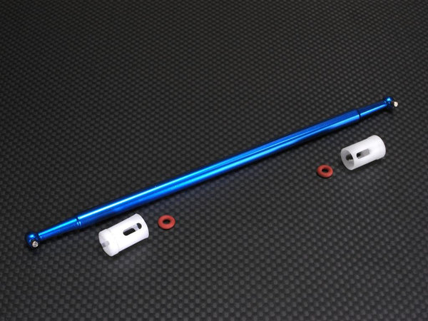 Team Associated TC3 Aluminum Main Shaft + Delrin Joint Set - 1 Set Blue