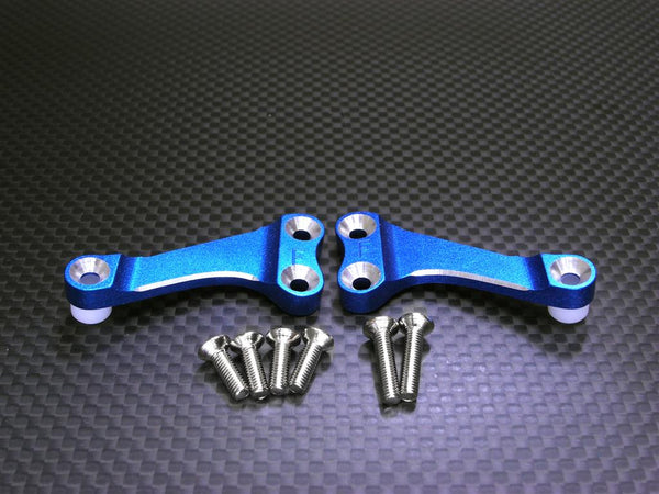 Team Associated TC3 Aluminum Front Chassis Brace (2 Degree) - 1Pr Blue