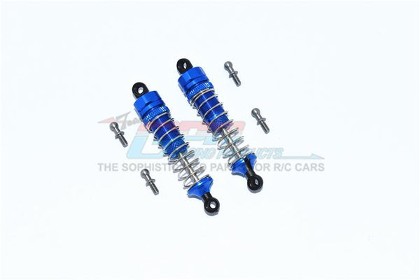Traxxas LaTrax Teton Aluminum Front Or Rear Spring Dampers 59mm - 1 Pair Set Blue