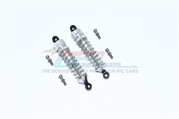 Traxxas LaTrax Teton Aluminum Front Or Rear Spring Dampers 59mm - 1 Pair Set Silver