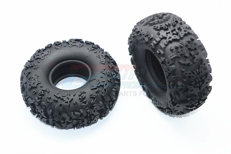 2.2" Rubber Rally Tires - 1Pr Set
