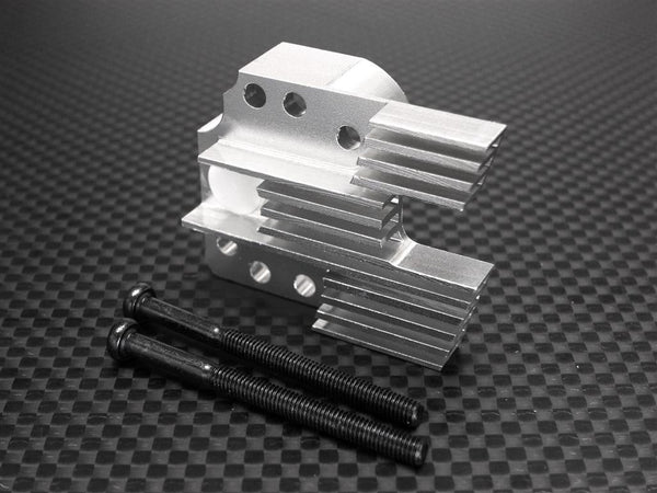 Tamiya TL01 Aluminum Motor Mount For 19T, 21T, 23T with Screws - Silver