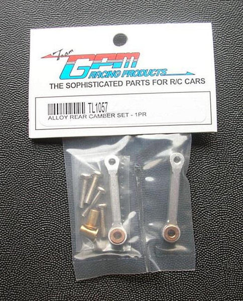 Tamiya TL01 Aluminum Rear Camber Set - 1Pr Silver