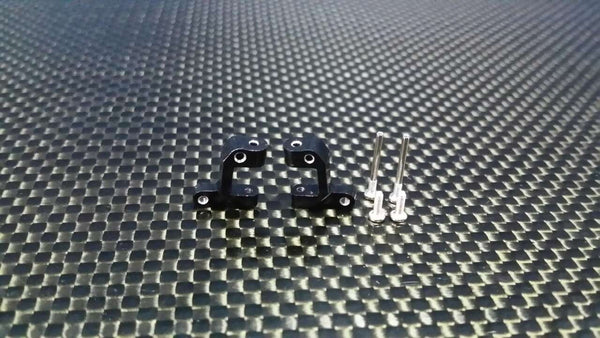 Team Losi Micro T Aluminum Front C-Hub With Screws - 1Pr Set Black