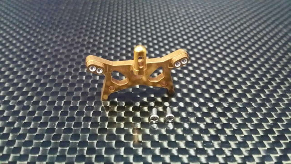 Team Losi Micro T Aluminum Front Shock Tower With Screws - 1Pc Set Gold