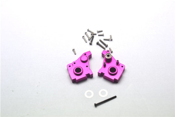 Team Losi Micro T Aluminum Rear Gear Box (Include Bearing 2X5X2.5mm-2Pcs & 3X6X2.5mm-2Pcs) - 1 Set Pink