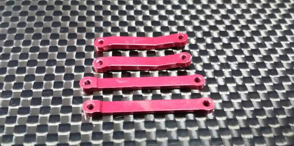 Team Losi Micro T Aluminum Front Camber Link + Rear Camber Link - 2 Pr Set Red
