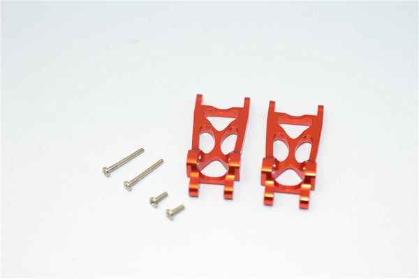 Team Losi Micro T Aluminum Rear Lower Arm With Screws - 1Pr Set Orange