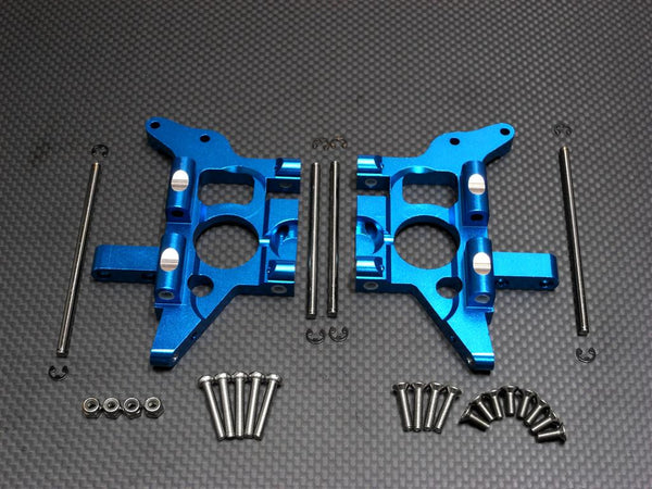 Traxxas T-Maxx & T-Maxx 3.3 Aluminum Front Bulk Head Side Plate - 1Pr Set Blue