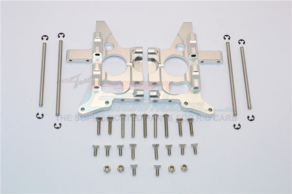 Traxxas T-Maxx & T-Maxx 3.3 Aluminum Rear Bulk Head Side Plate - 1Pr Set Silver