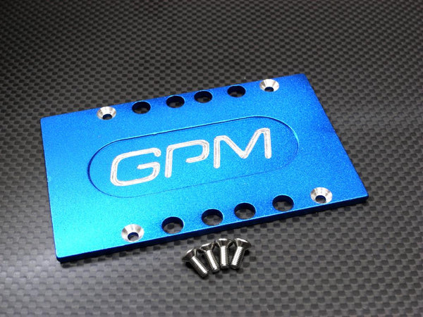 Traxxas T-Maxx Aluminum Lower Chassis Brace - 1Pc Blue