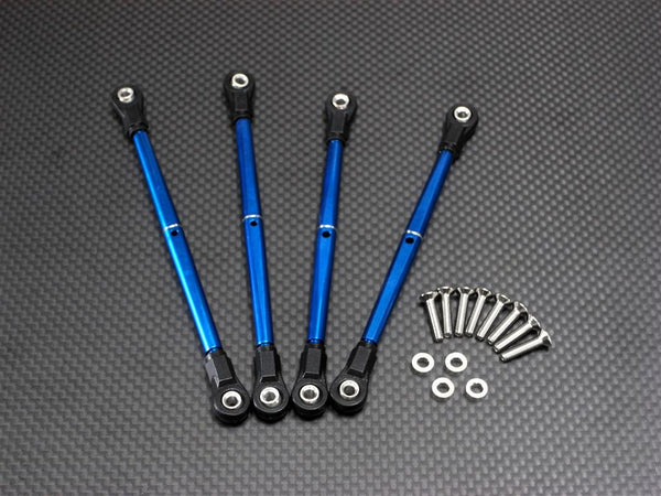 Traxxas T-Maxx Aluminum Completed Tie Rod - 2Pr Set Blue