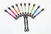 Aluminum 3mm Clockwise And Anticlockwise Turnbuckles With 5.8X2.5X6mm Balls (Length 64mm To 67mm) - 1Pr Orange