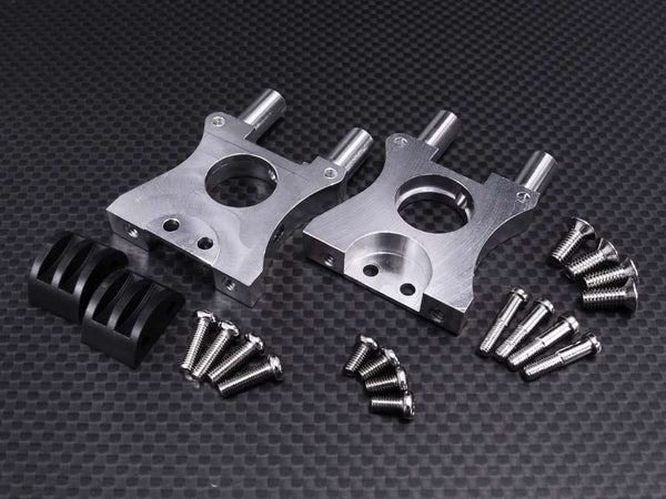 HPI Trophy 3.5 Aluminum Center Gear Box Mount - 1Set Silver