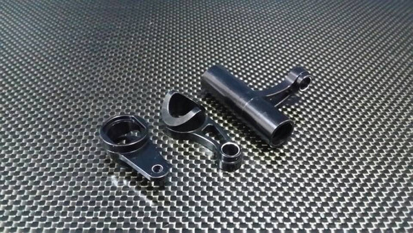 HPI Trophy 3.5 Aluminum Steering Assembly - 3Pcs Set Black