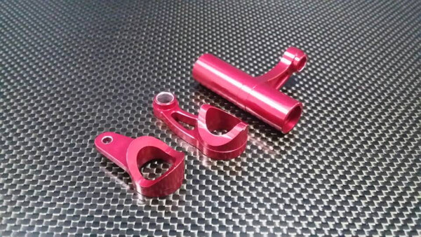 HPI Trophy 3.5 Aluminum Steering Assembly - 3Pcs Set Red