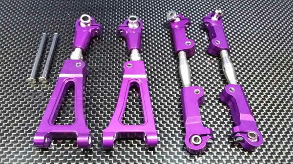 HPI Trophy 3.5 Aluminum Front + Rear Upper Arms - 2Pr Set Purple
