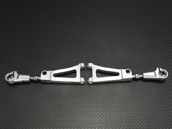 HPI Trophy 3.5 Aluminum Front Upper Arm - 1Pr Set Silver