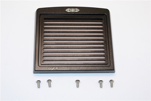 Tamiya 1/14 Truck Aluminum Front Mask Grill Guard For Grand Hauler - 1 Set Black