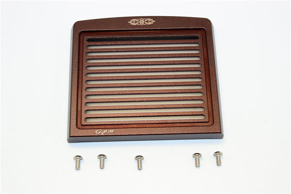 Tamiya 1/14 Truck Aluminum Front Mask Grill Guard For Grand Hauler - 1 Set Brown
