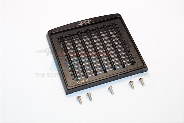 Tamiya 1/14 Truck Aluminum Front Mask Grill Guard For Grand Hauler - 1 Set Black