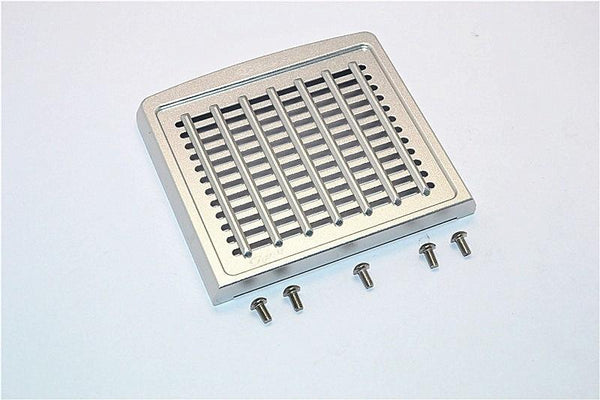 Tamiya 1/14 Truck Aluminum Front Mask Grill Guard For Grand Hauler - 1 Set Gary Silver