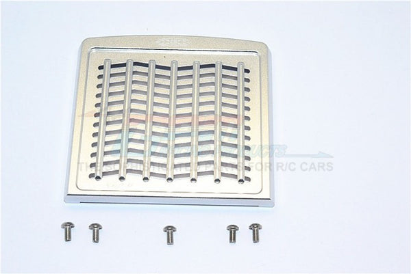 Tamiya 1/14 Truck Aluminum Front Mask Grill Guard (Wave) For Grand Hauler - 1 Set Silver