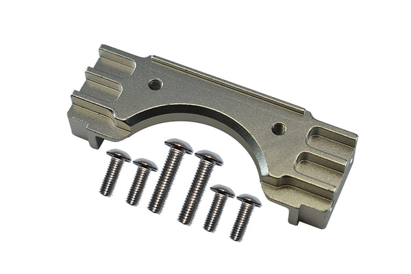 Tamiya Truck Scania R620 Highline Aluminum Front Chassis Stabilizing Mount - 1Pc Set Silver