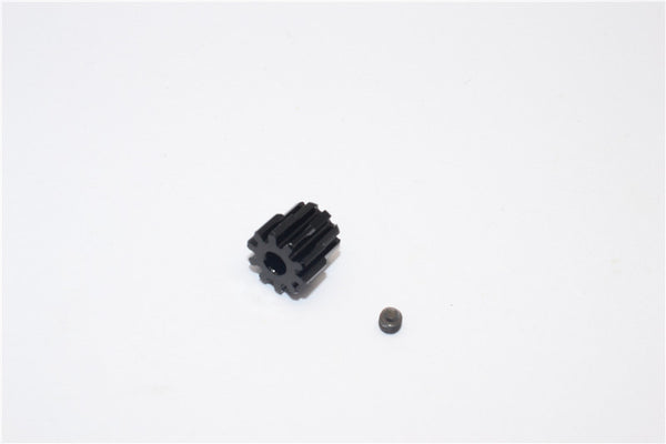 Tamiya Truck Scania R620 Highline Aluminum Motor Gear (10T) - 1Pc Black