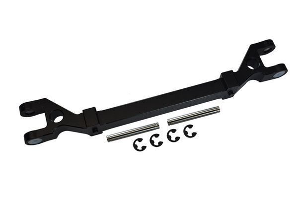 Tamiya 1/14 Truck Aluminum Front Axle With Pins & E-Clips & Collars - 1Pc Set Black
